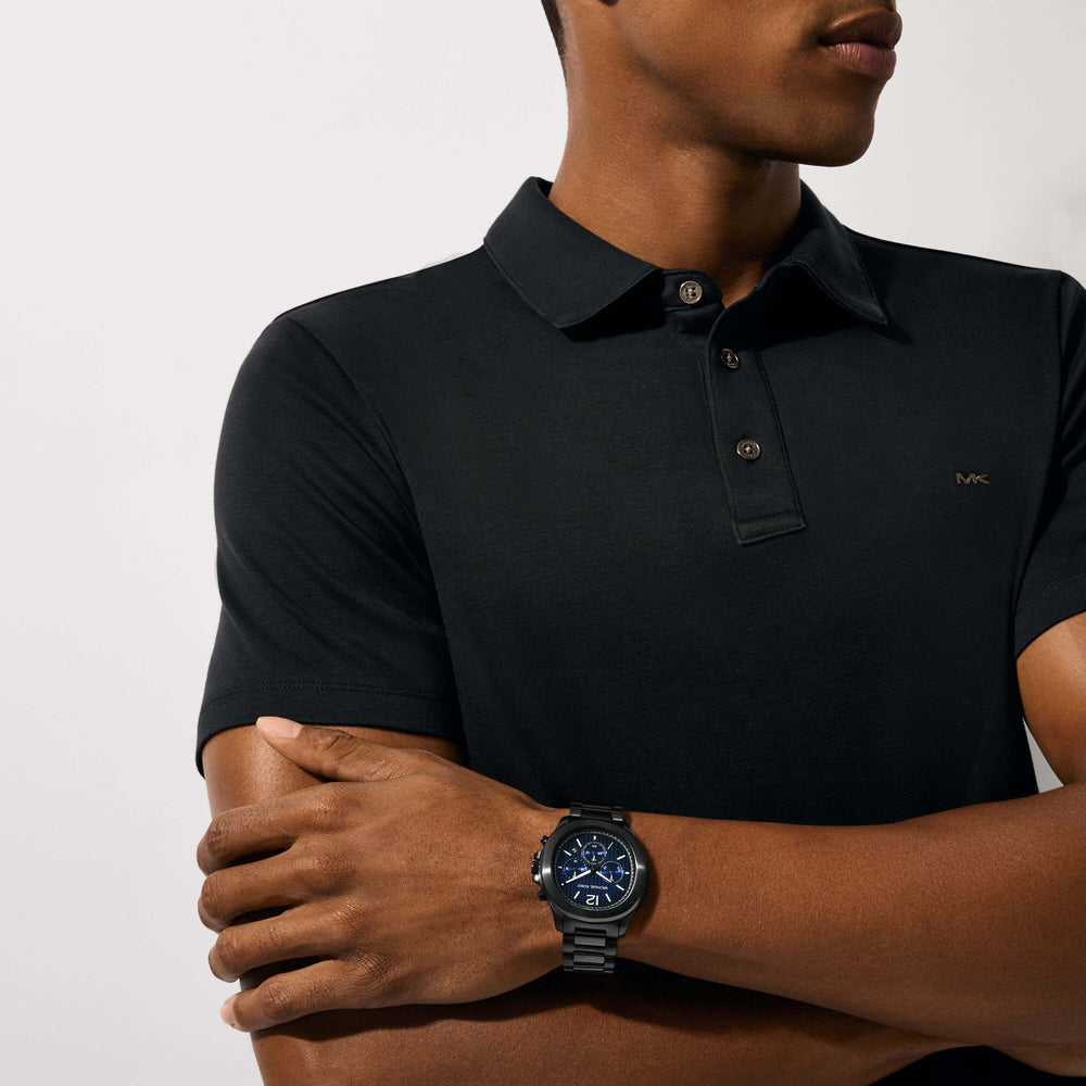 Sage Chronograph Black Stainless Steel Watch