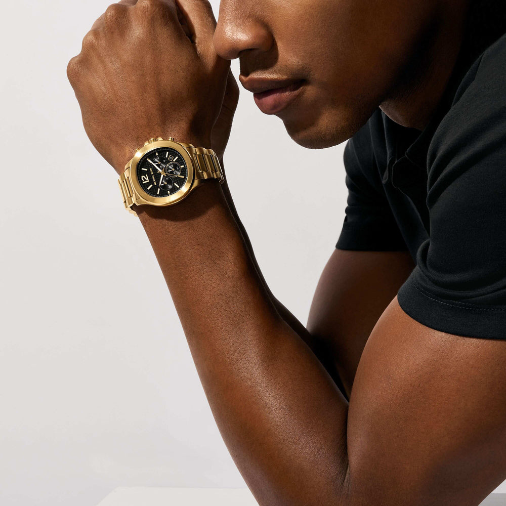 Sage Chronograph Gold-Tone Stainless Steel Watch