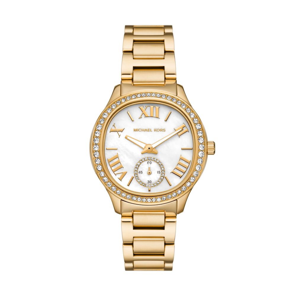 Sage Three-Hand Gold-Tone Stainless Steel Watch