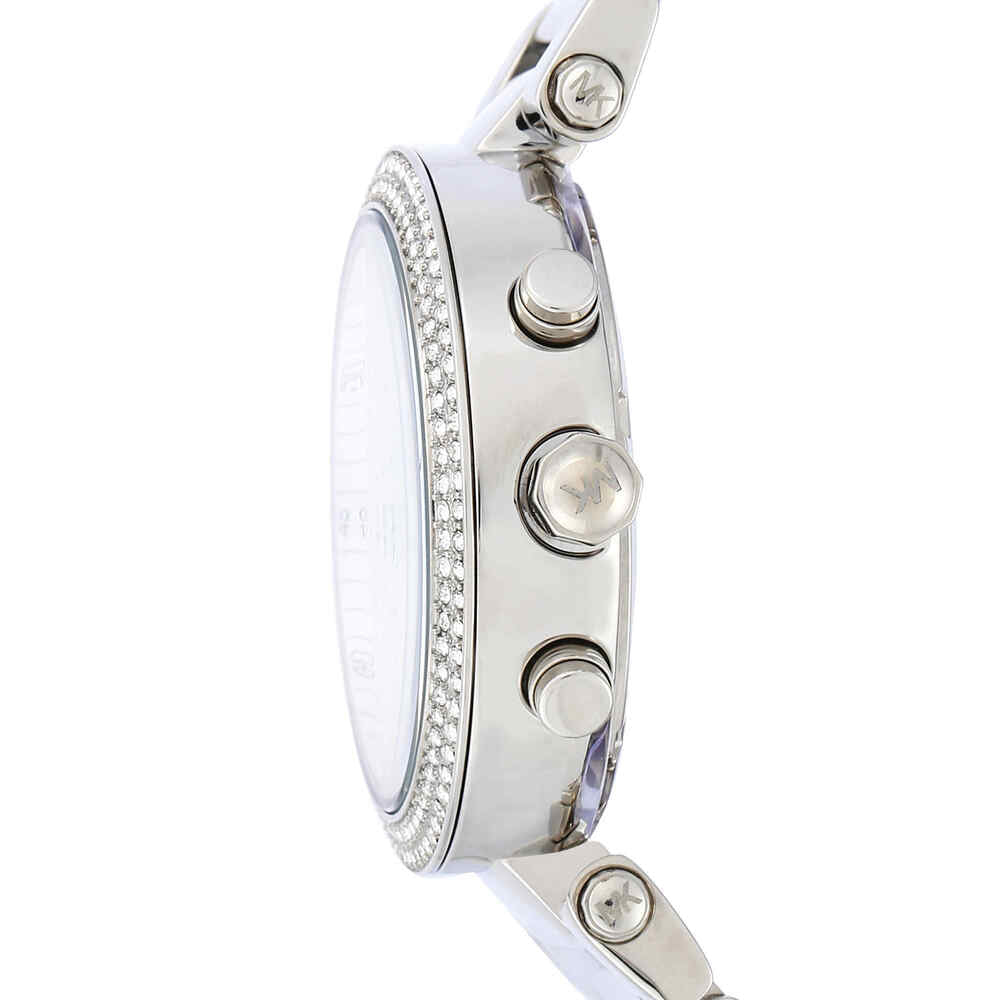Silver-Tone Glitz Parker Watch