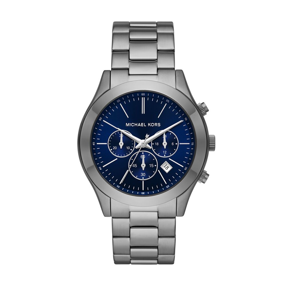 Slim Runway Chronograph Gunmetal Stainless Steel Watch