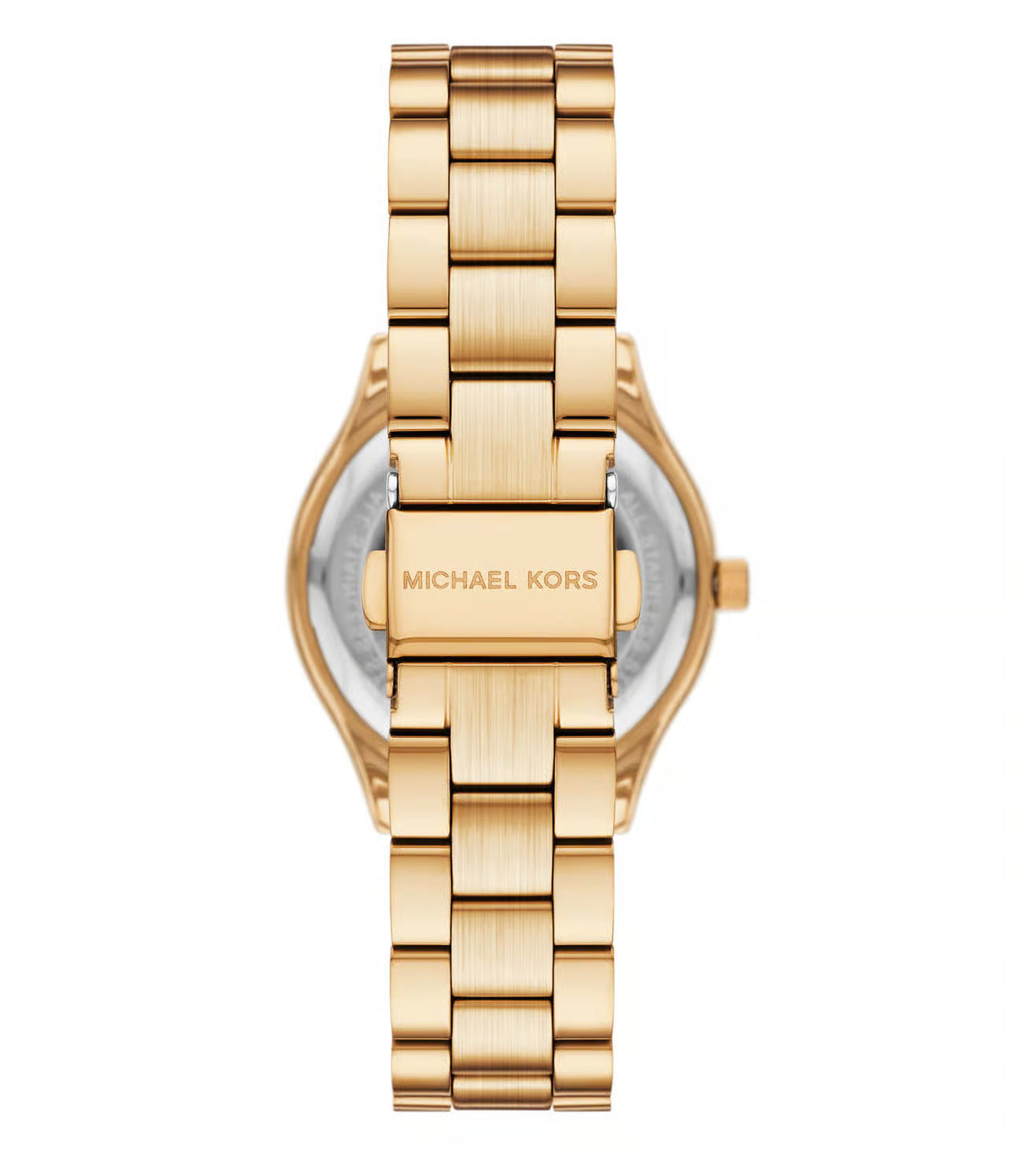 Slim Runway Quartz Gold Dial Ladies Watch
