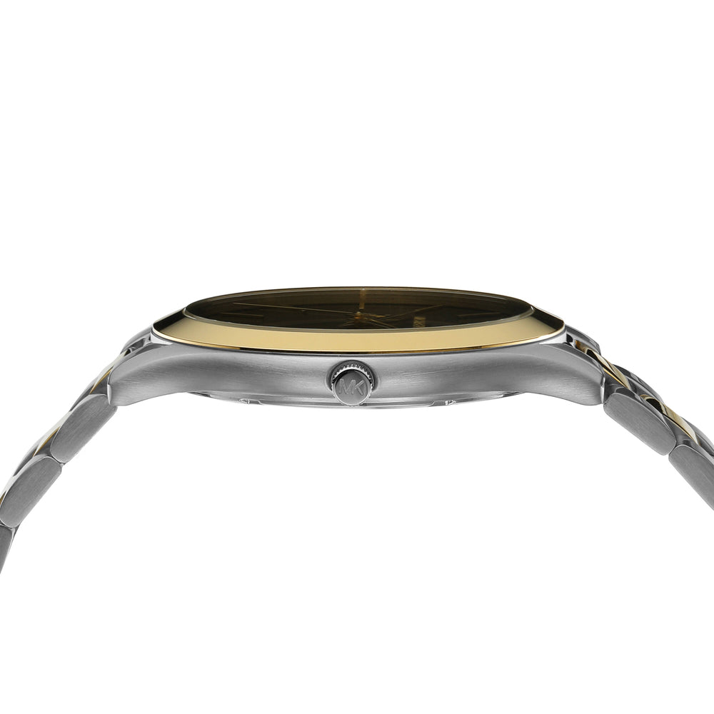 Slim Runway Three-Hand Two-Tone Stainless Steel Watch