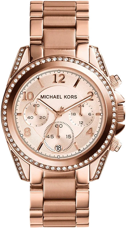 Women's Blair Chronograph Rose Gold-Tone Stainless Steel Watch