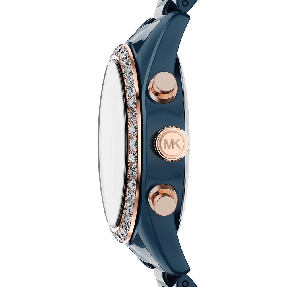 Women's Lexington Chronograph Blue Ceramic Watch