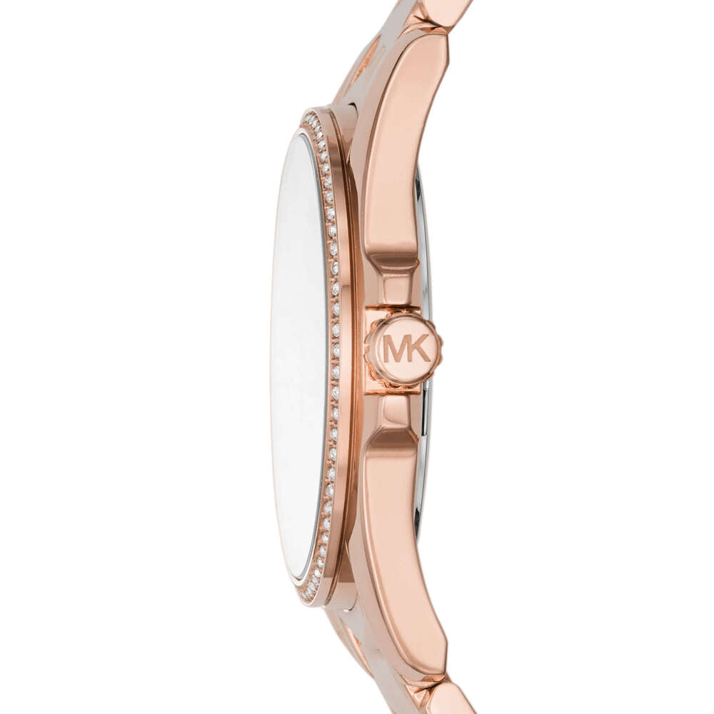 Women's Whitney Three-Hand Rose Gold-Tone Stainless Steel Watch