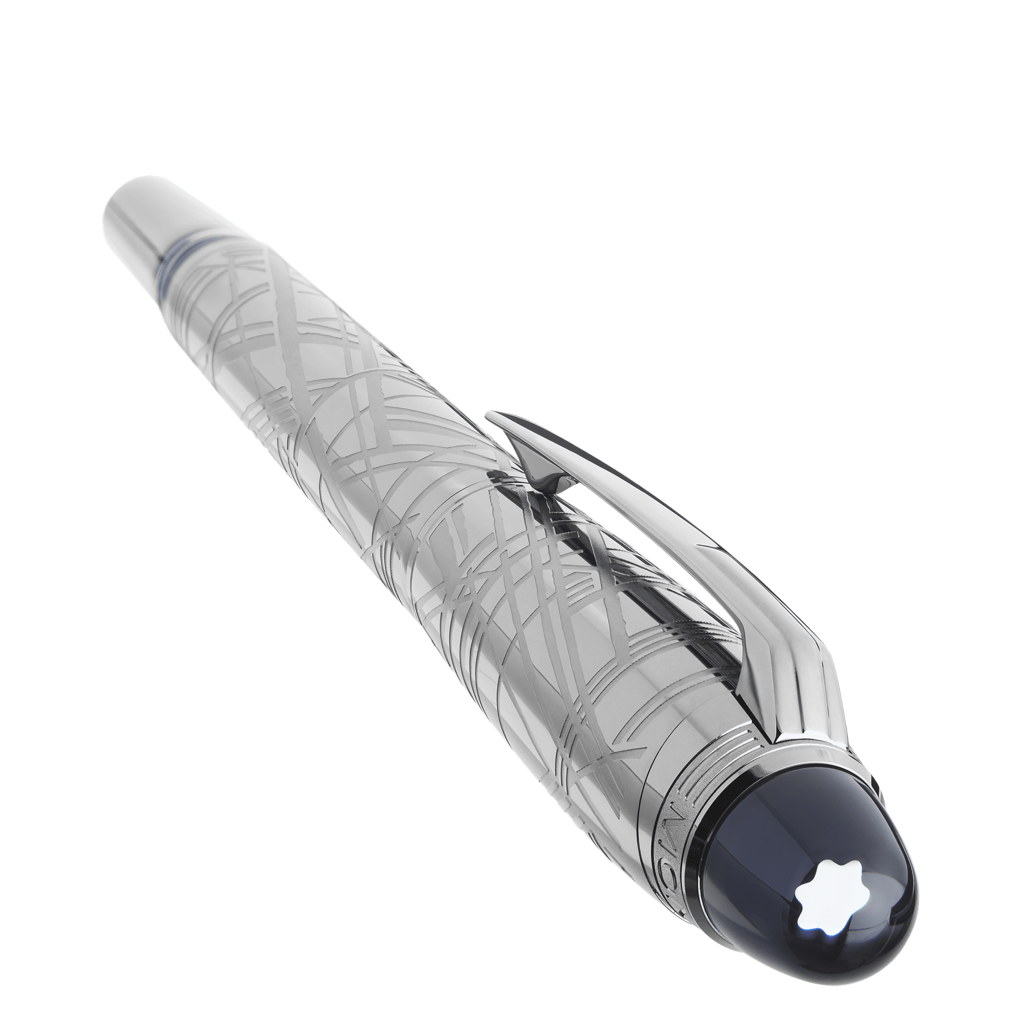 130220 Montblanc StarWalker SpaceBlue Metal Fineliner