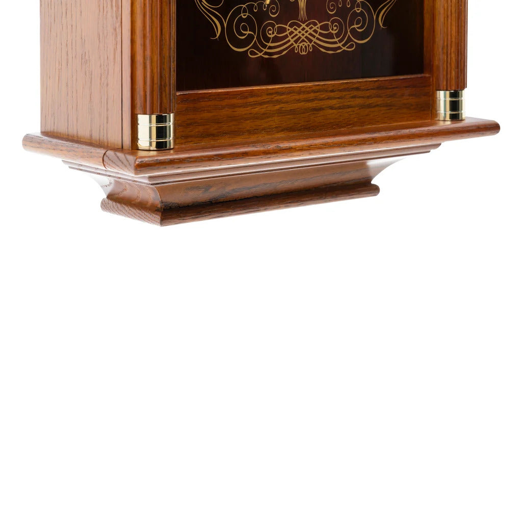 Dual Chime Oak Wood Musical Pendulum