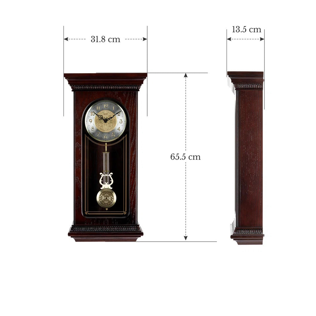 Oak Wood Pendulum Clock