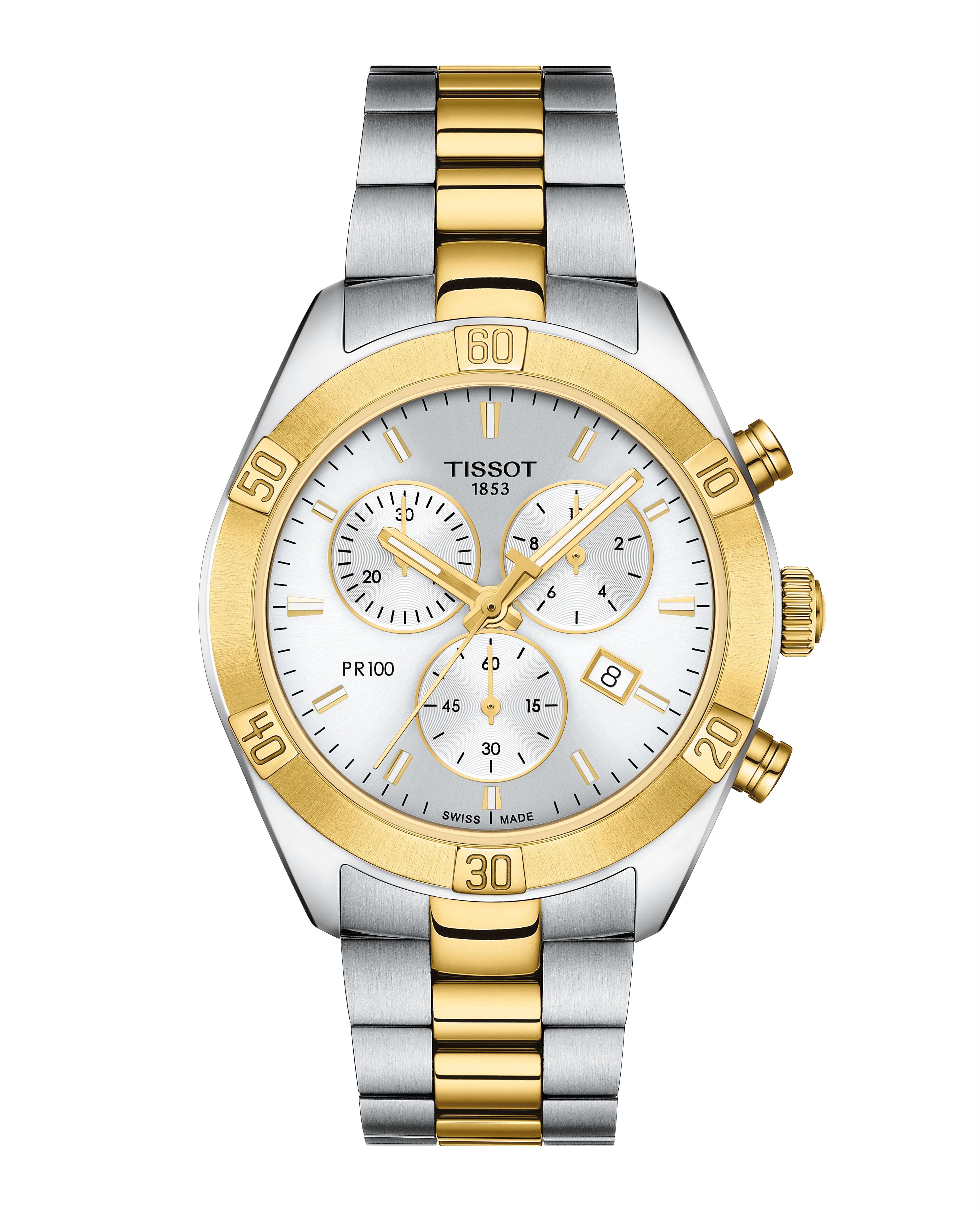 tissot pr 100 sport chic quartz chronograph lady t101.917.22.031.00