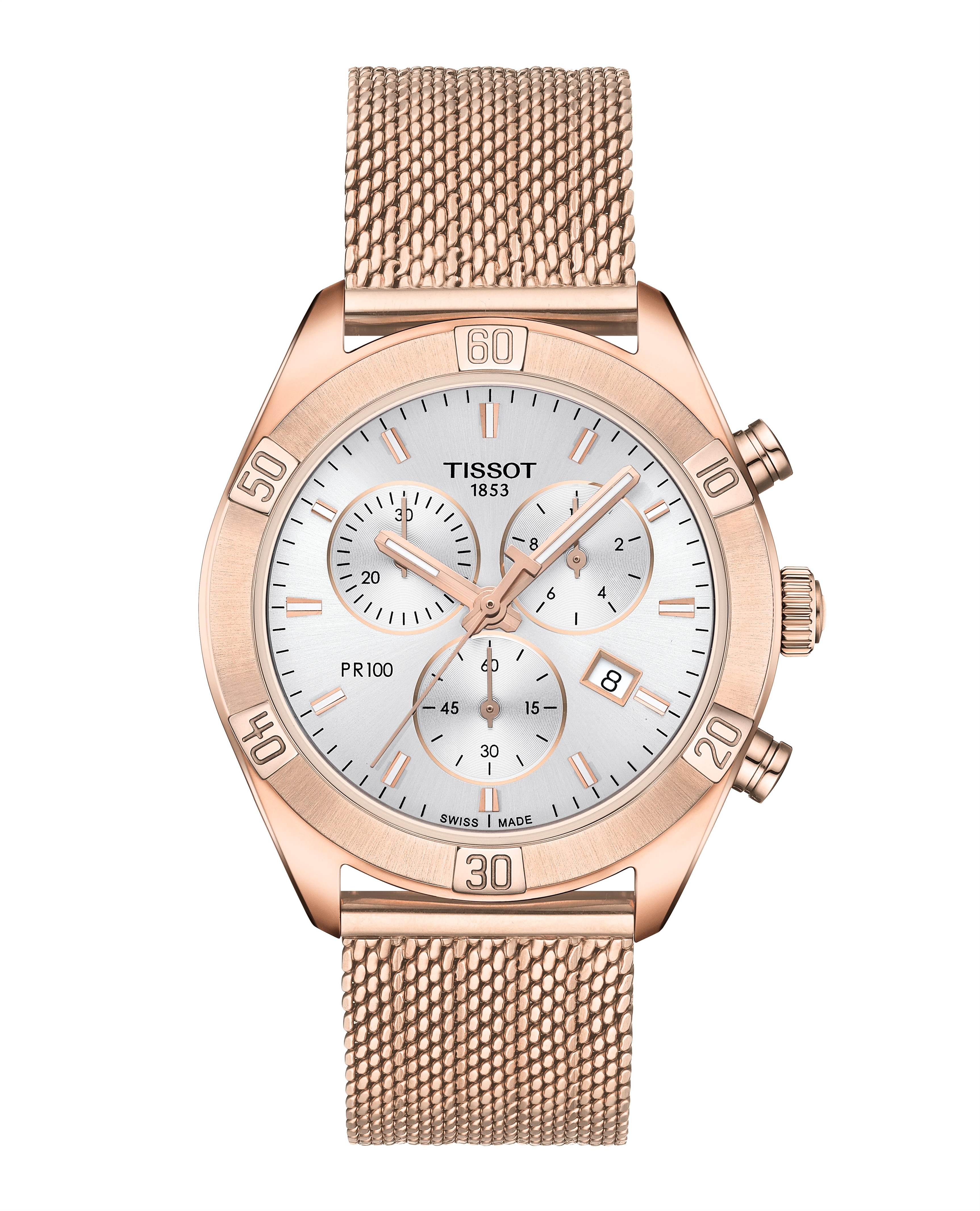 tissot pr 100 sport chic quartz chronograph lady t101.917.33.031.00