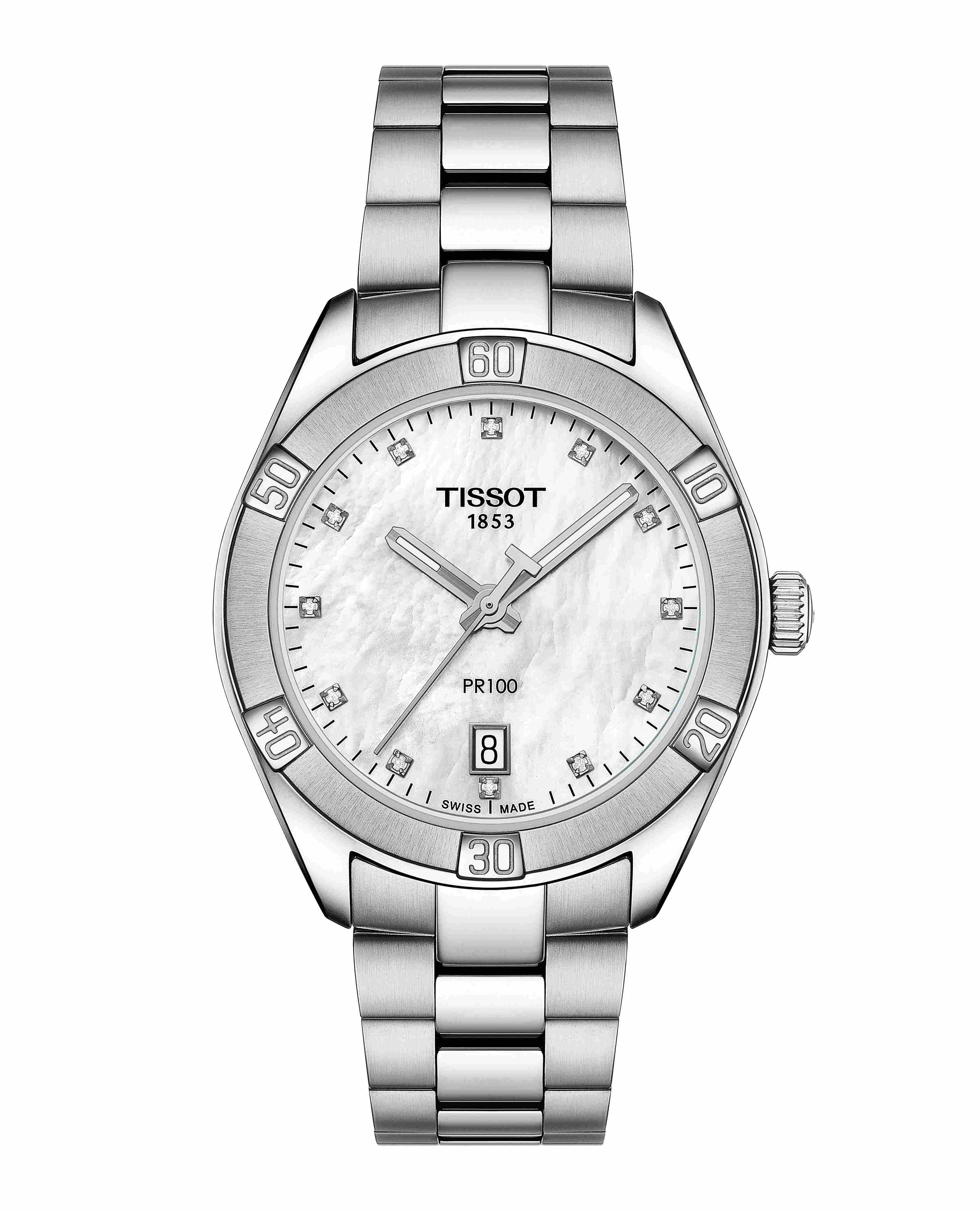 tissot pr 100 sport chic quartz lady t101.910.11.116.00