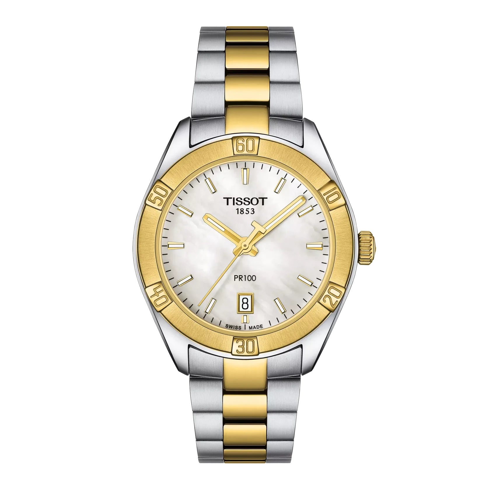 tissot pr 100 sport chic quartz lady t101.910.22.111.00