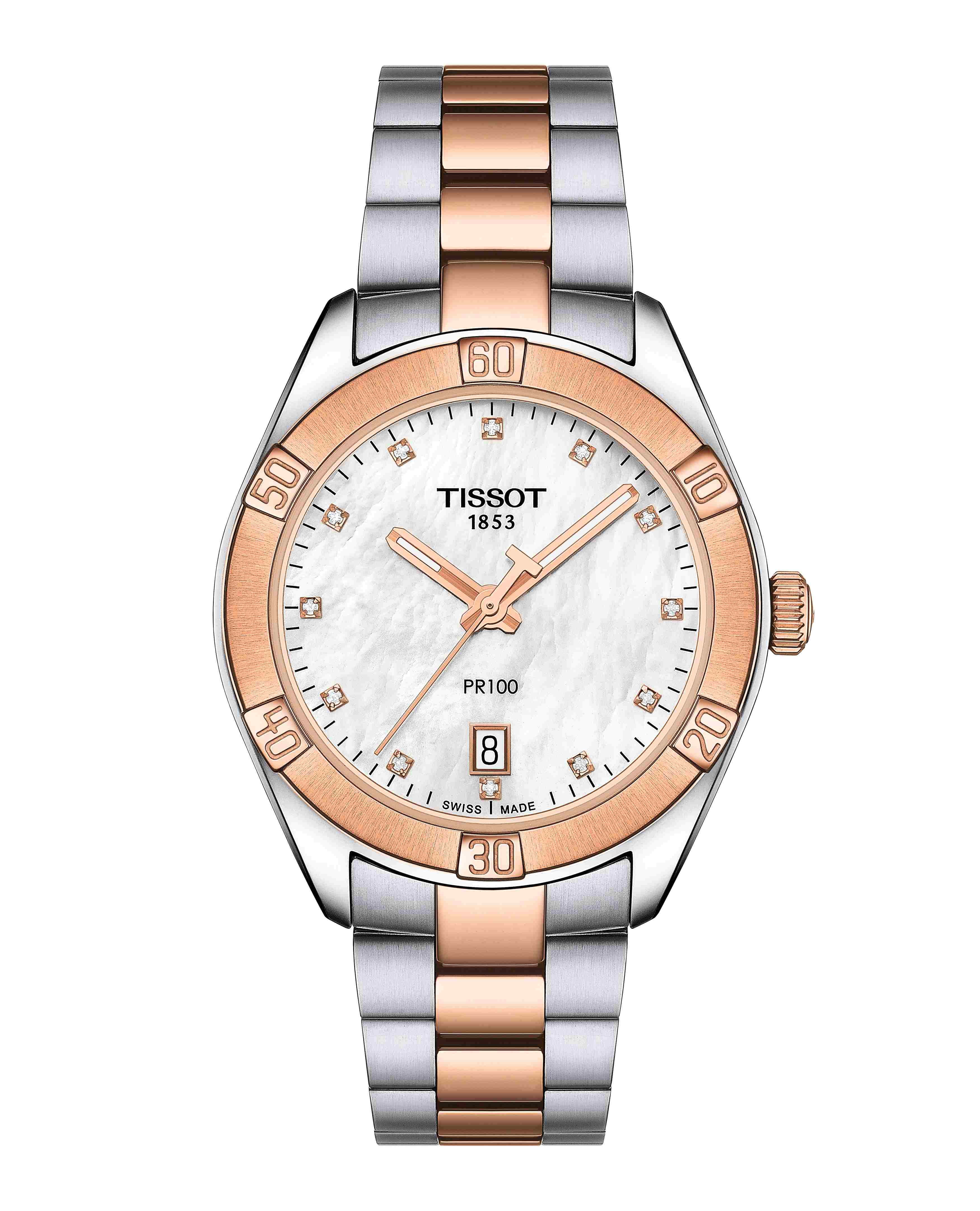 tissot pr 100 sport chic quartz lady t101.910.22.116.00