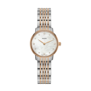 Rado Coupole is a classic rose gold watch for womens