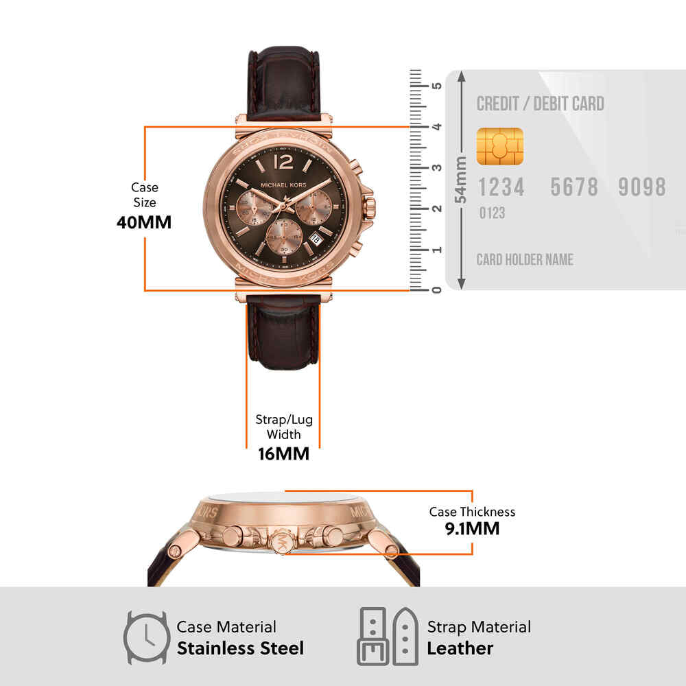 Maren Chrono Goldtone for Women