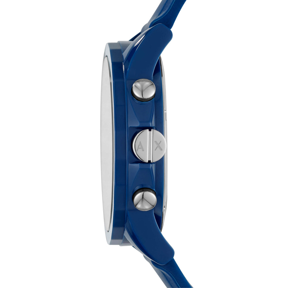 Chronograph Blue Silicone Watch