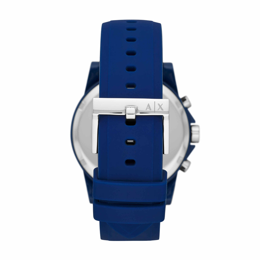 Chronograph Blue Silicone Watch