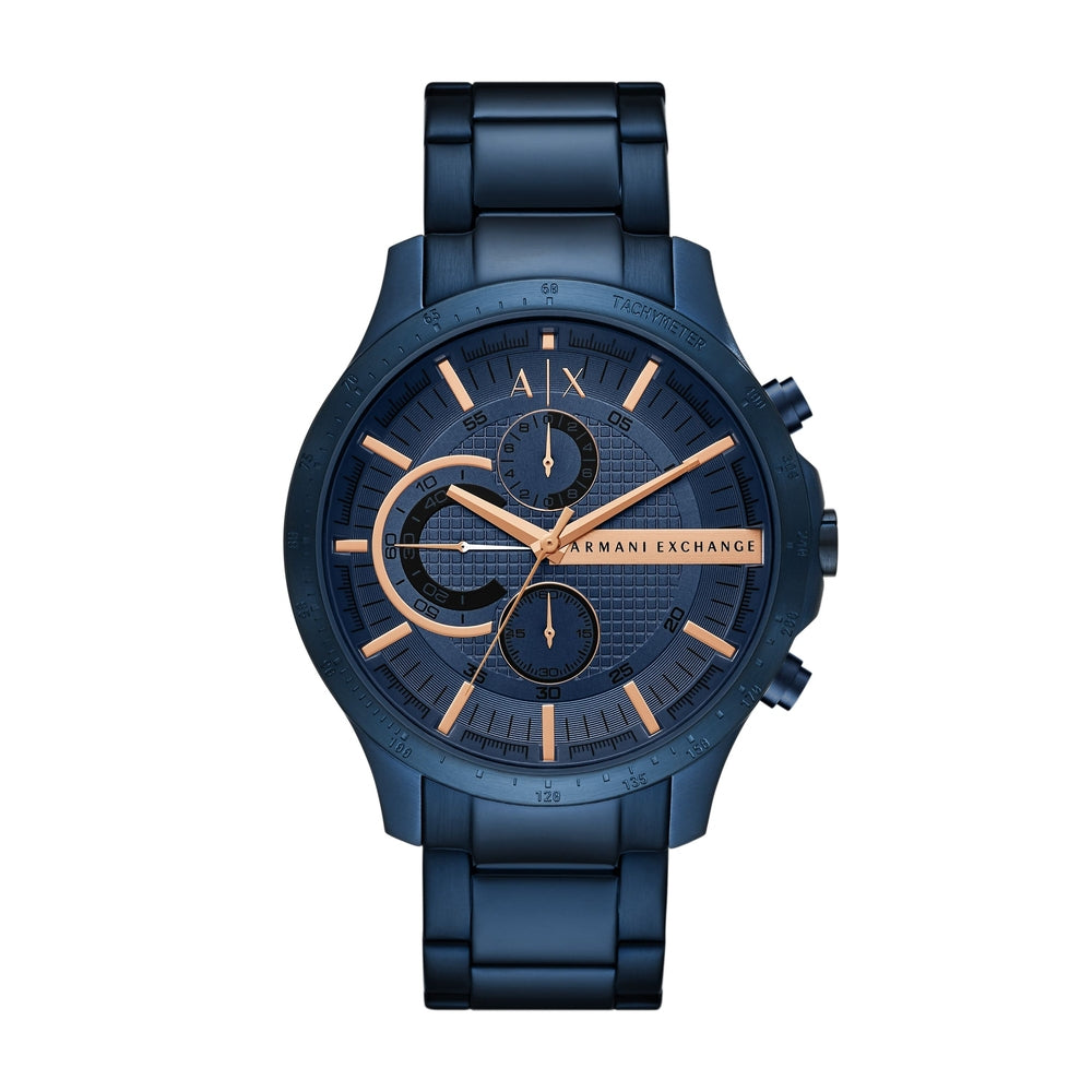 Chronograph Blue Stainless Steel Watch