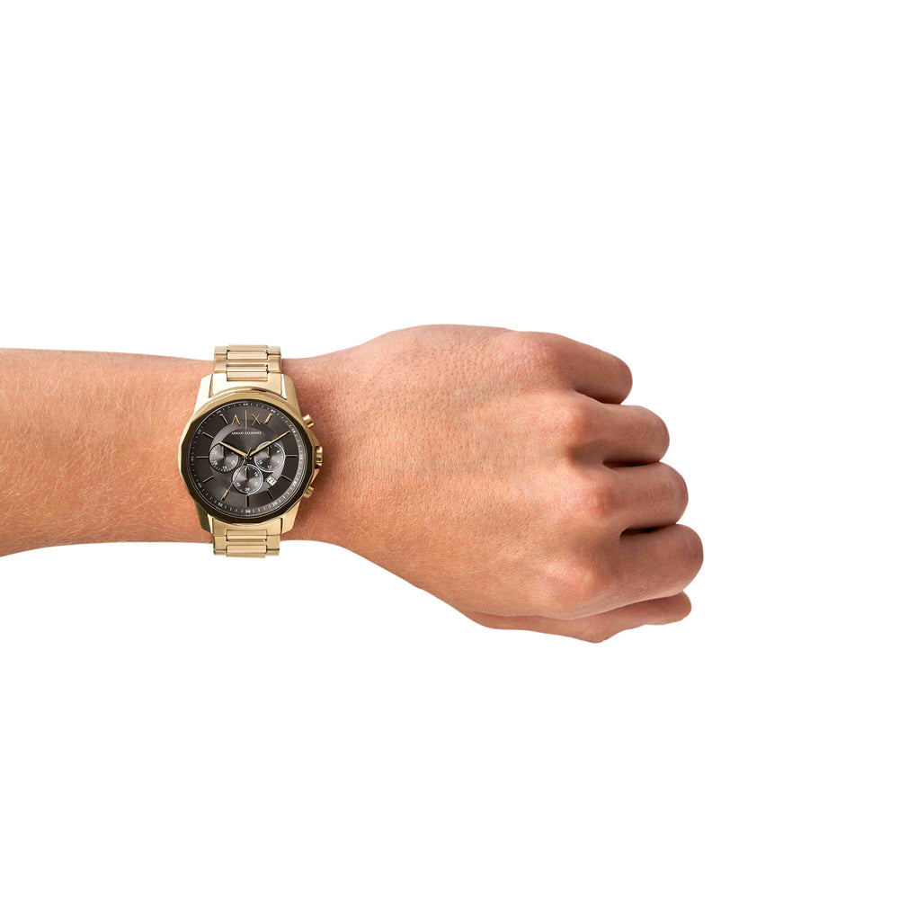 Chronograph Gold-Tone Stainless Steel Watch