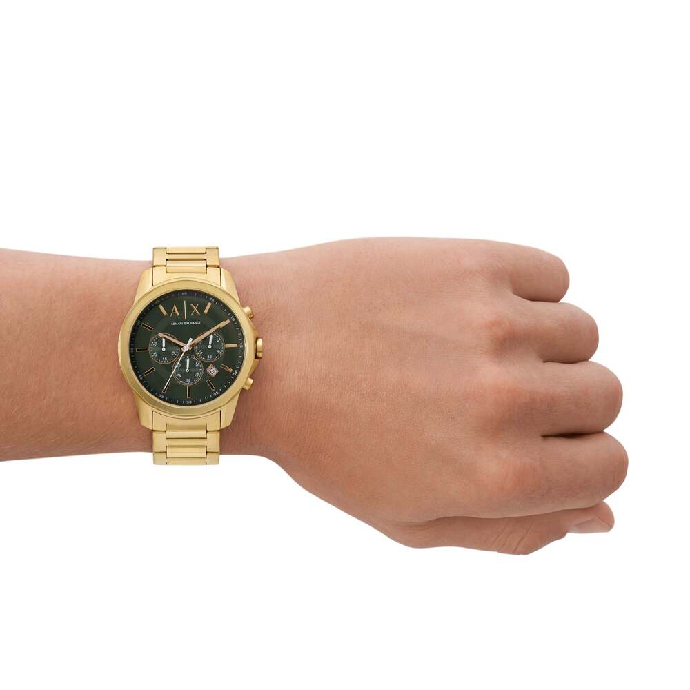 Chronograph Gold-Tone Stainless Steel Watch