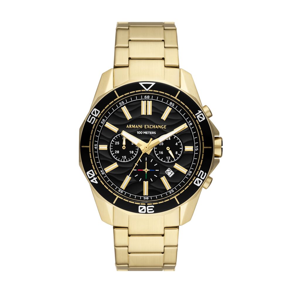 Chronograph Gold-Tone Stainless Steel Watch