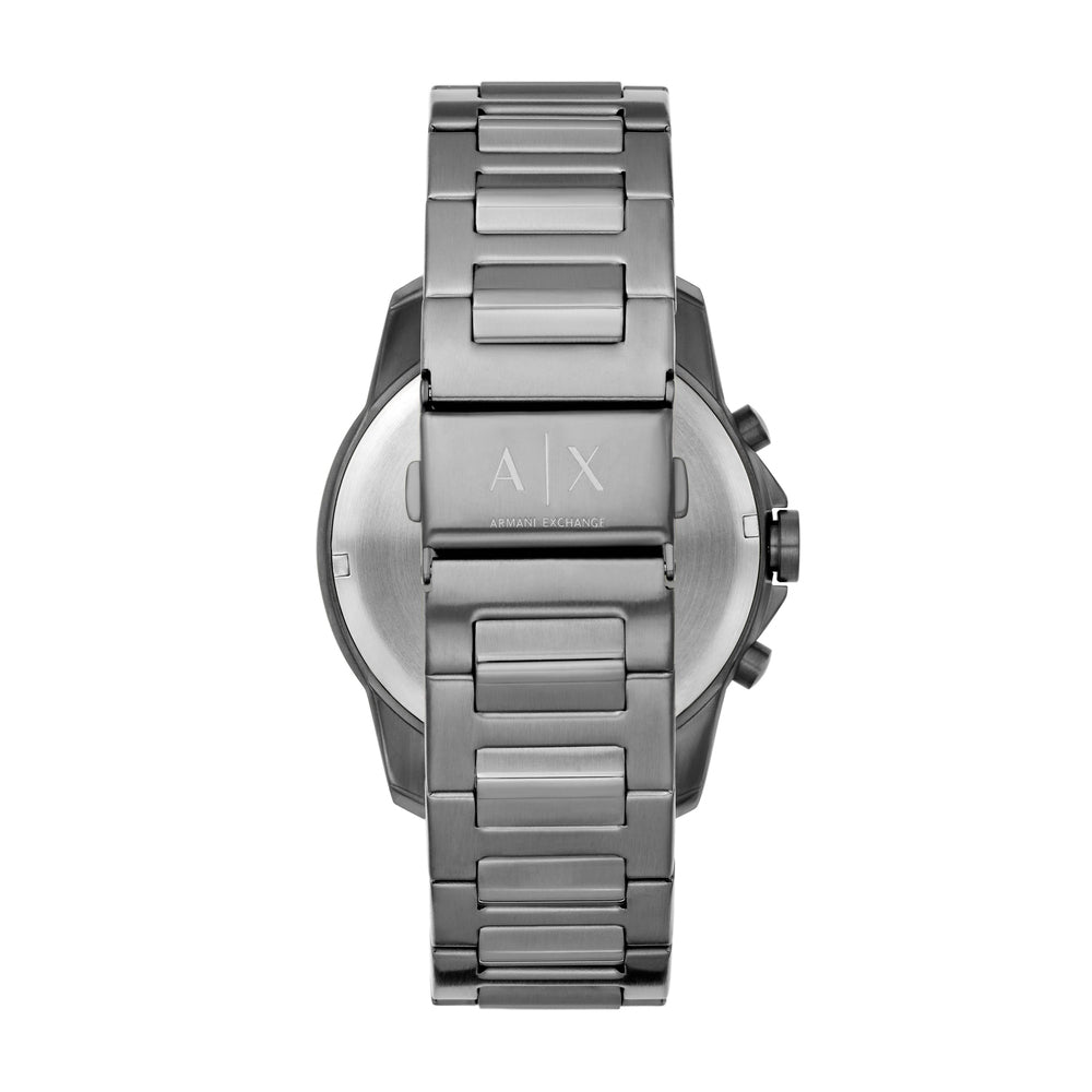 Chronograph Gunmetal Stainless Steel Watch