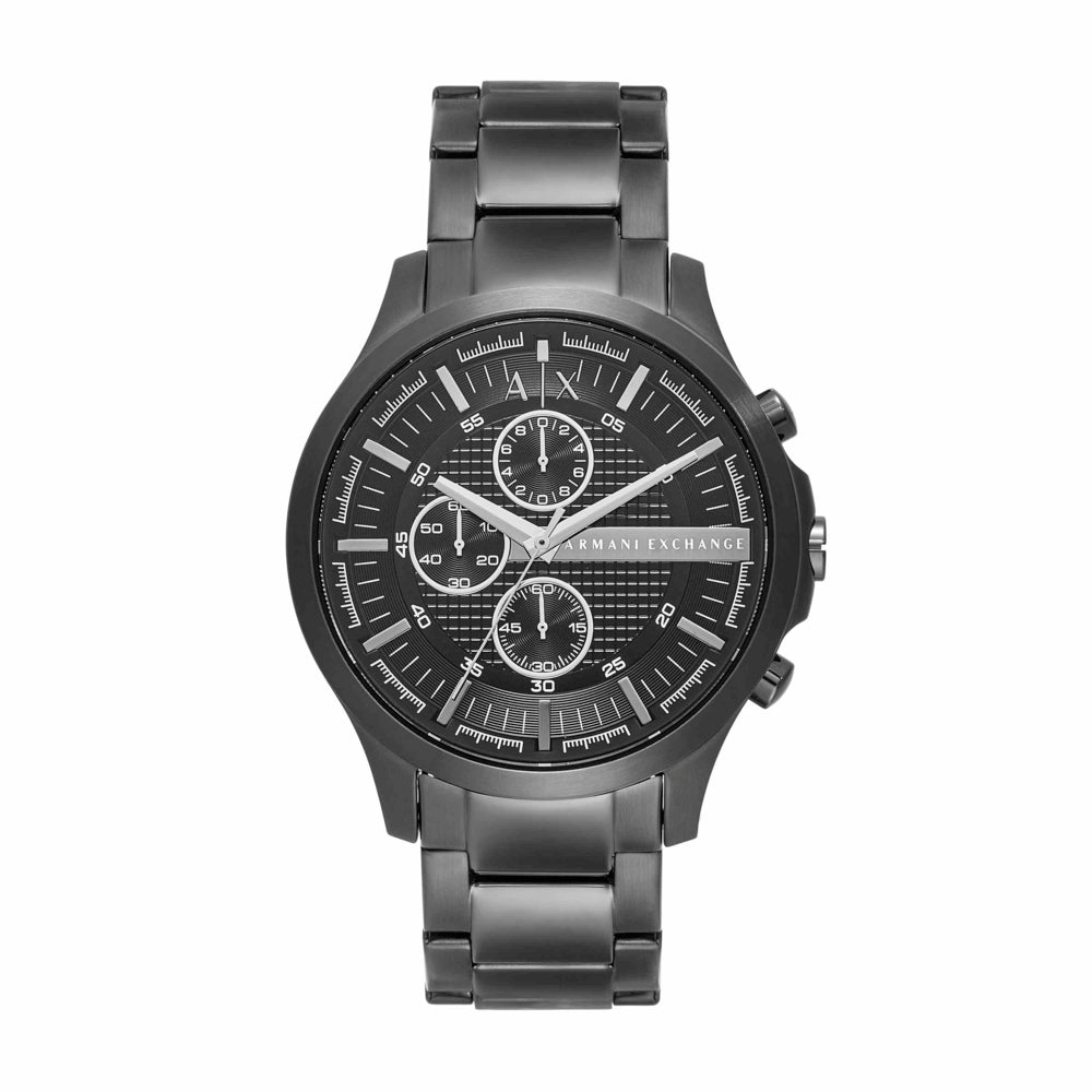 Chronograph Gunmetal Stainless Steel Watch