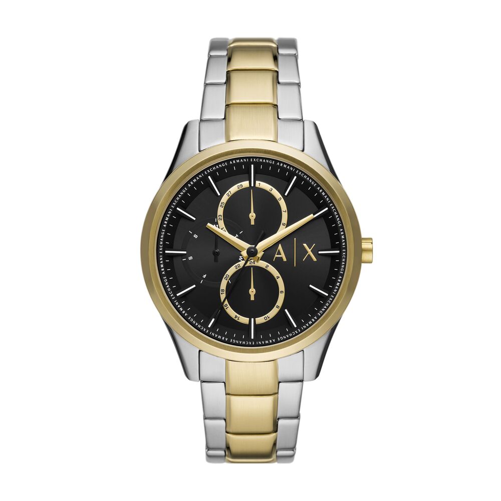 Multifunction Two-Tone Stainless Steel Watch