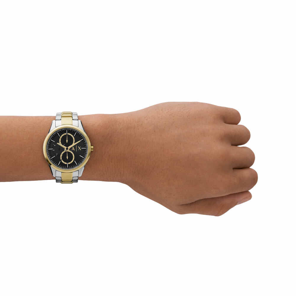 Multifunction Two-Tone Stainless Steel Watch