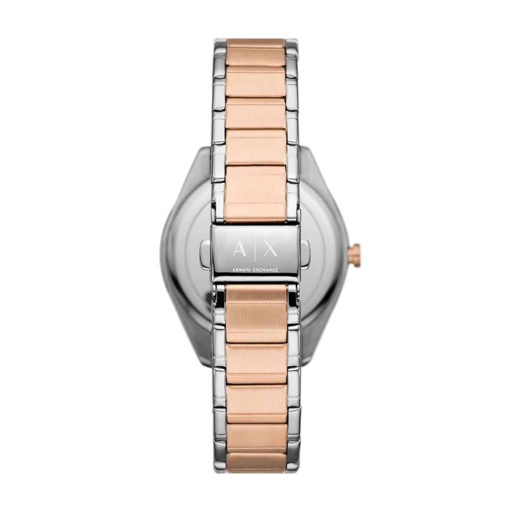 Multifunction Two-Tone Stainless Steel Watch
