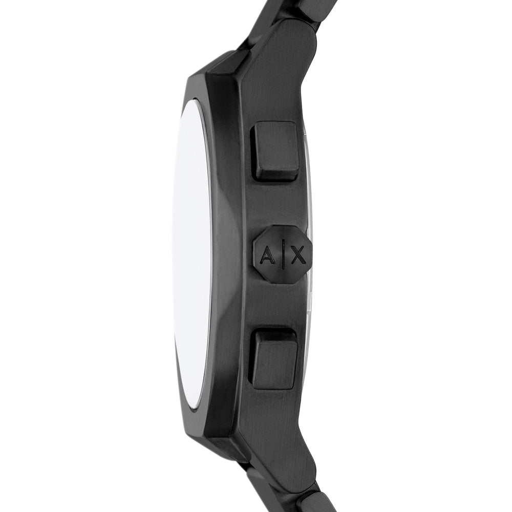 Sync Chronograph Black Stainless Steel Watch