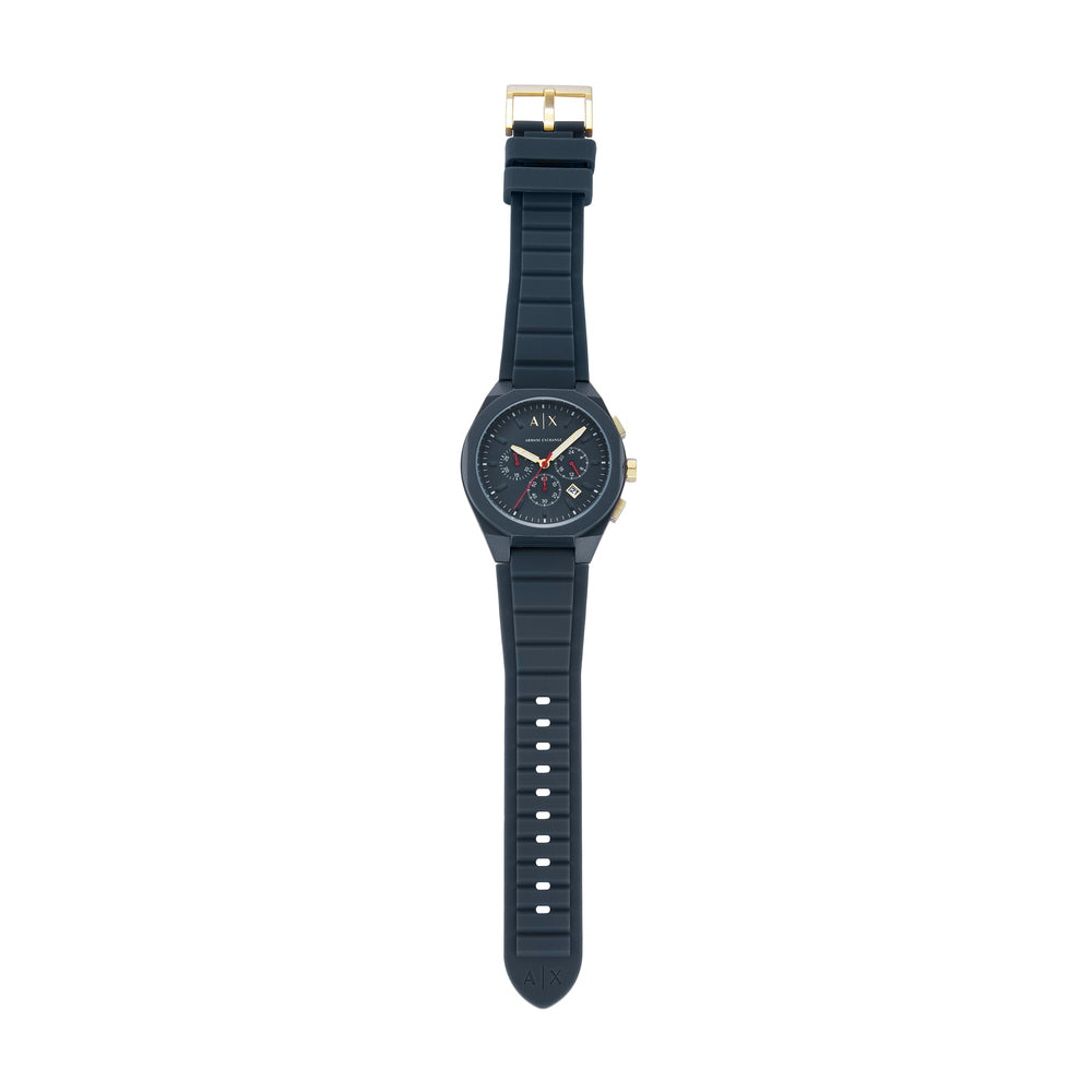Sync Chronograph Blue Silicone Watch