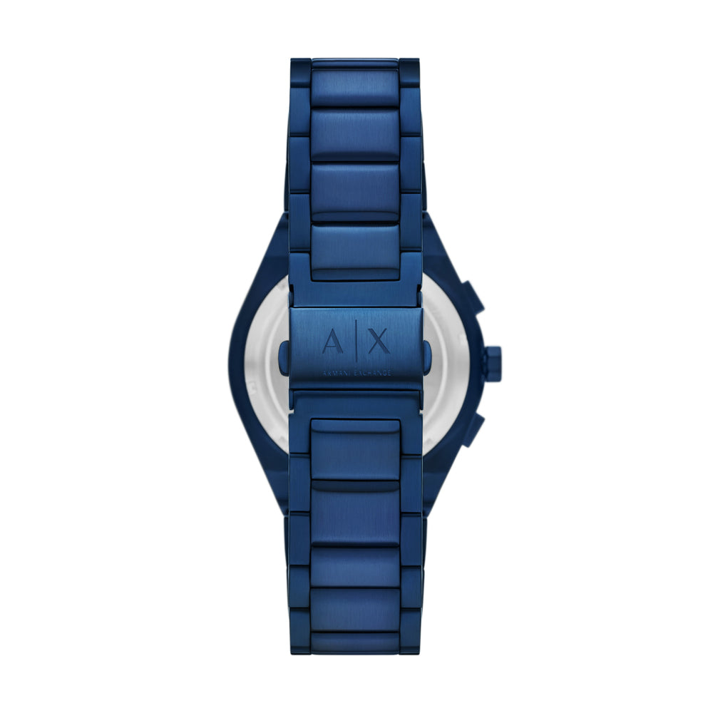 Sync Chronograph Blue Stainless Steel Watch