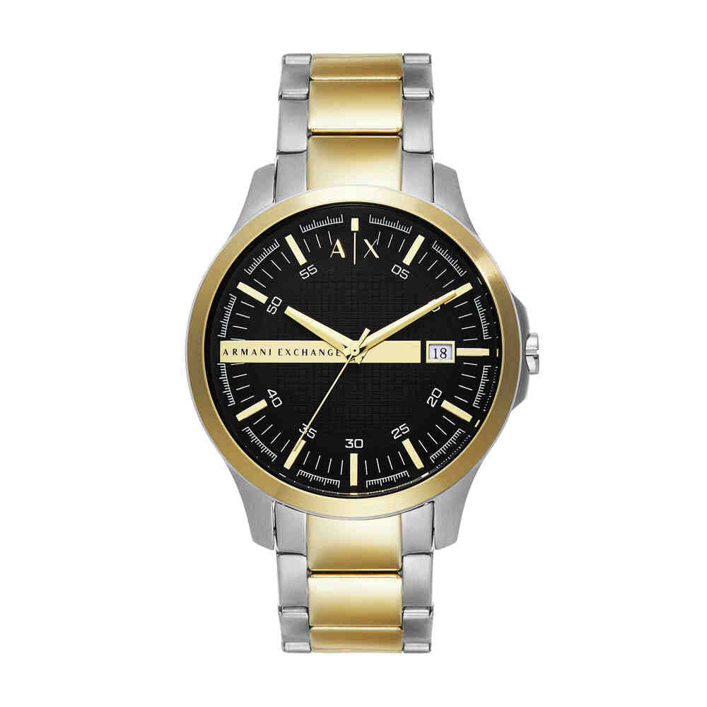 Three-Hand Date Two-Tone Stainless Steel Watch