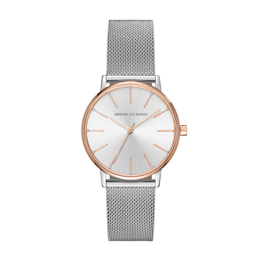 Three-Hand Stainless Steel Watch