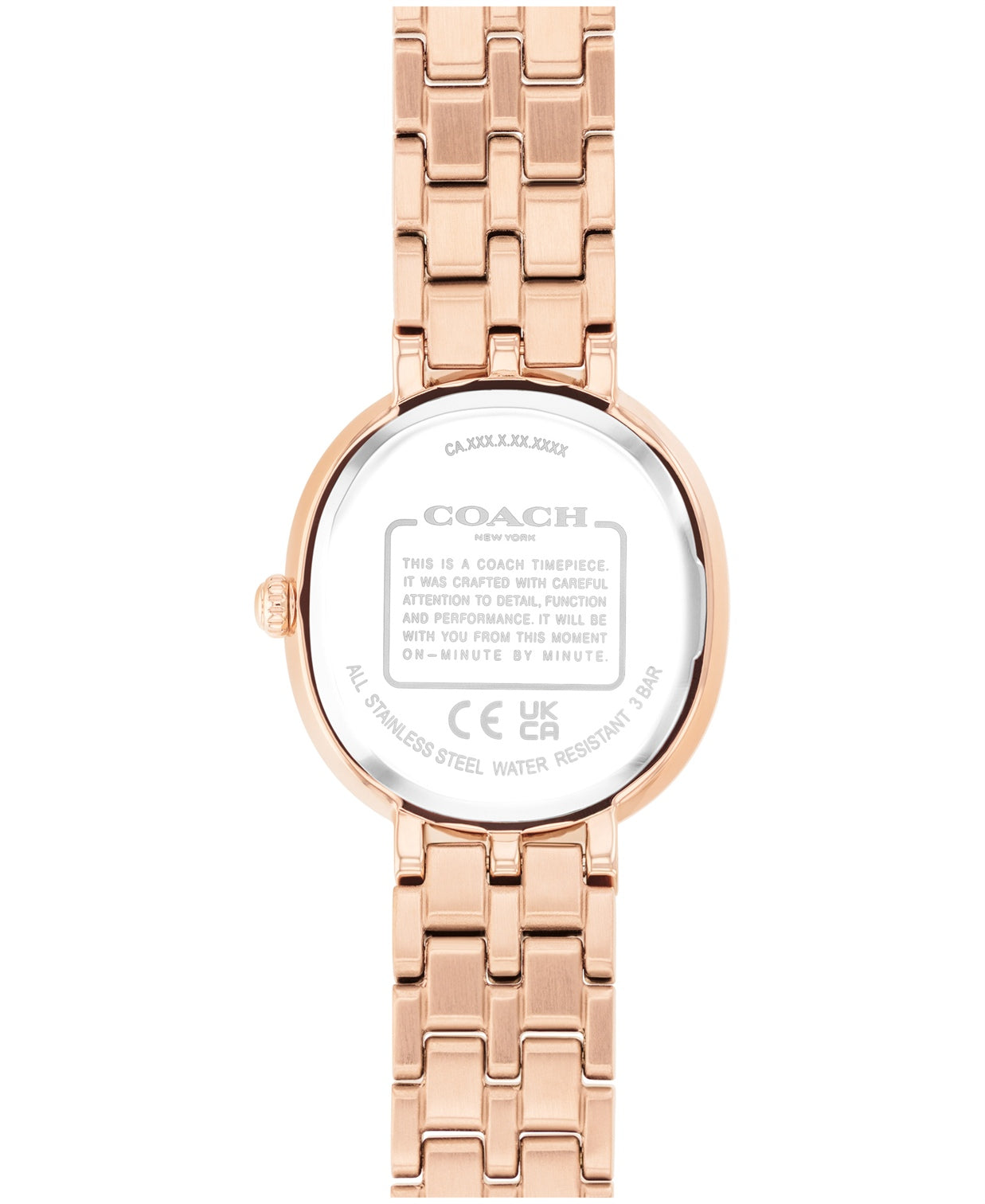 Harlow Women Quartz Rose Gold Dial Analog Stainless Steel Watch