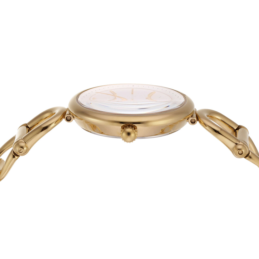 Carlie Three-Hand Gold-Tone