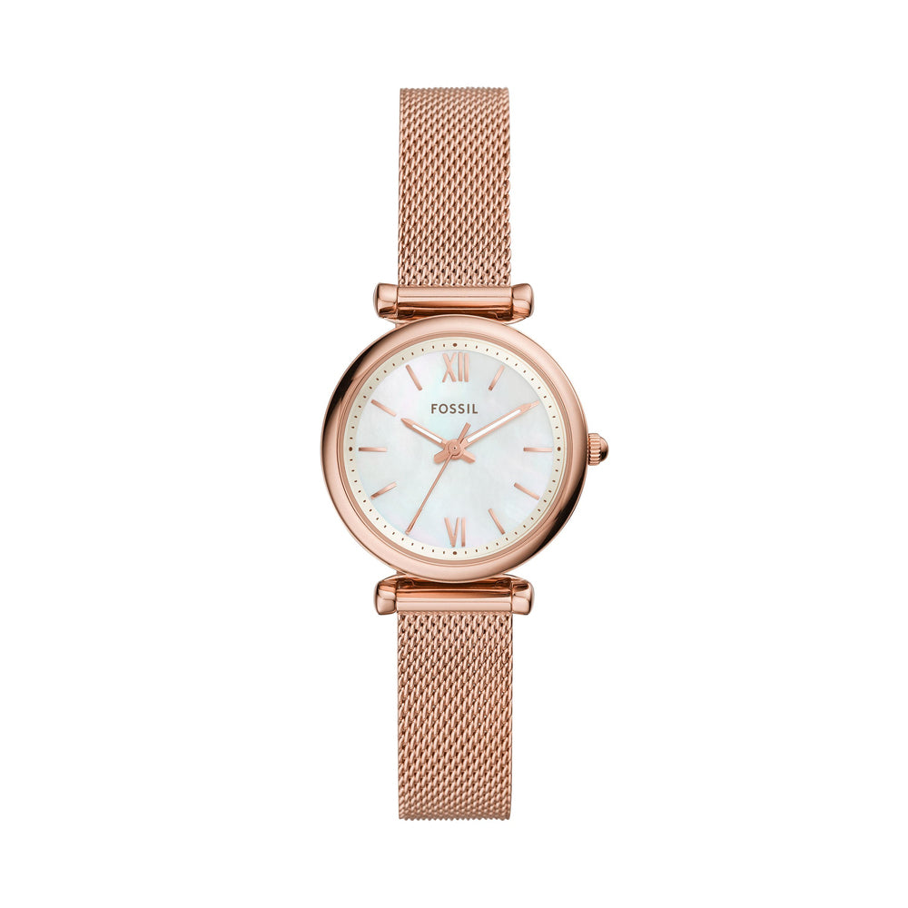 Carlie Three-Hand Rose Gold-Tone