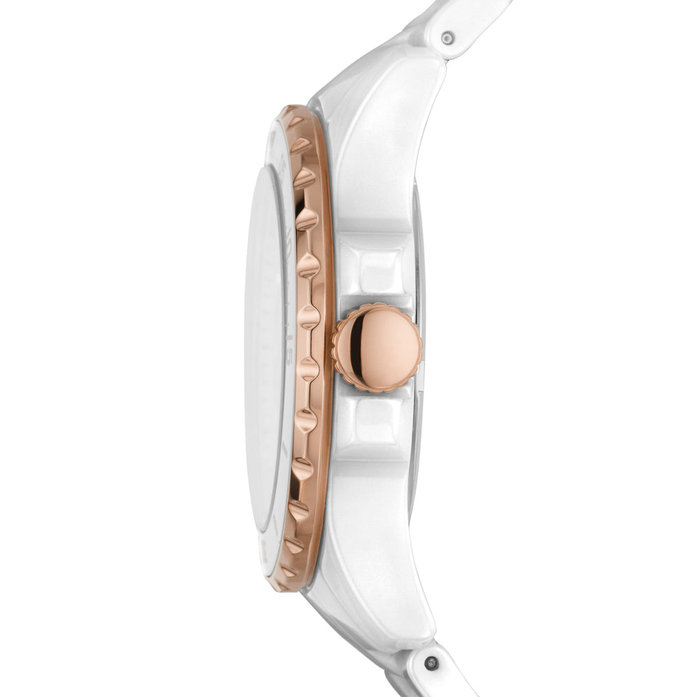 FB-01 Three-Hand White Ceramic