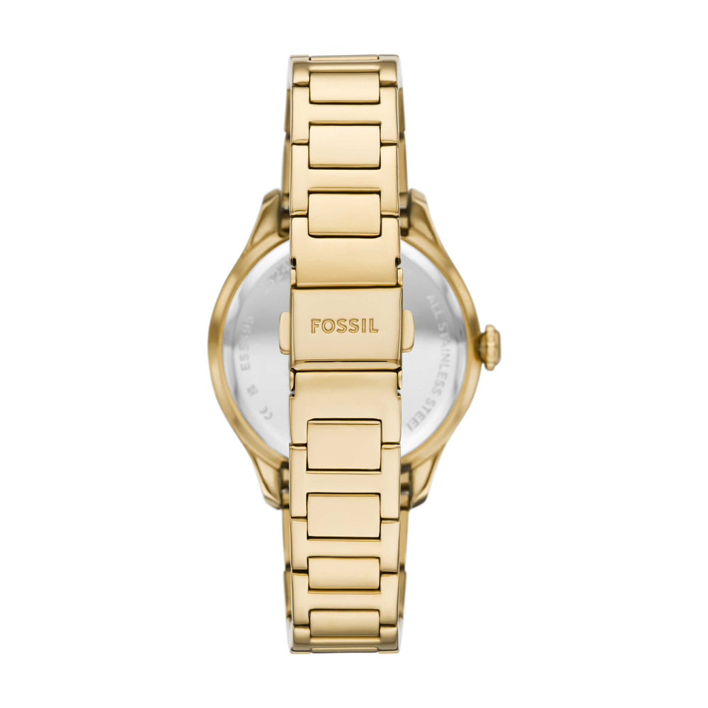 Gilmore Three-Hand Date Gold-Tone
