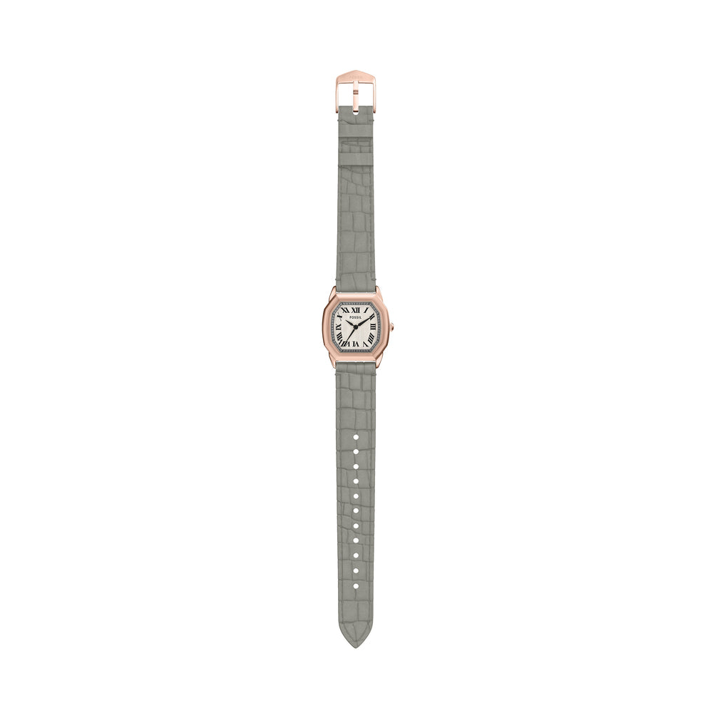 Harlow Three-Hand Gray Croco