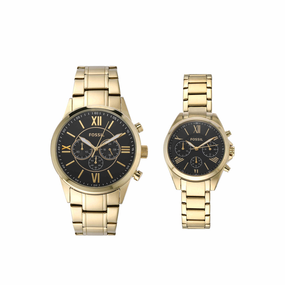 Gold-Tone His and Her