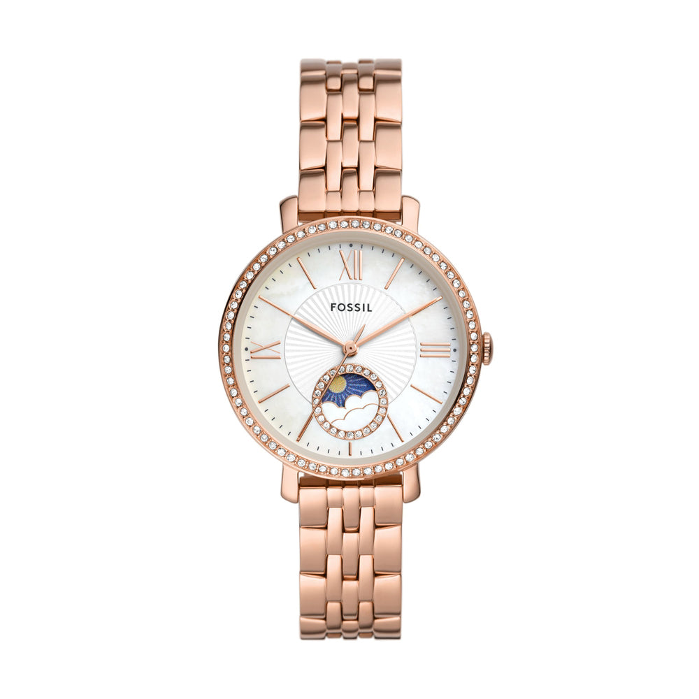 Jacqueline Sun Moon Multifunction Rose Gold-Tone
