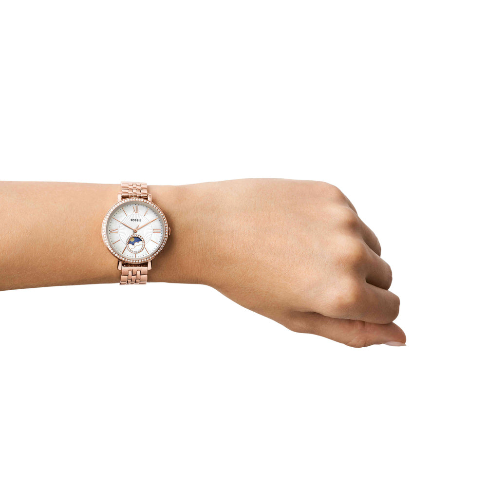Jacqueline Sun Moon Multifunction Rose Gold-Tone