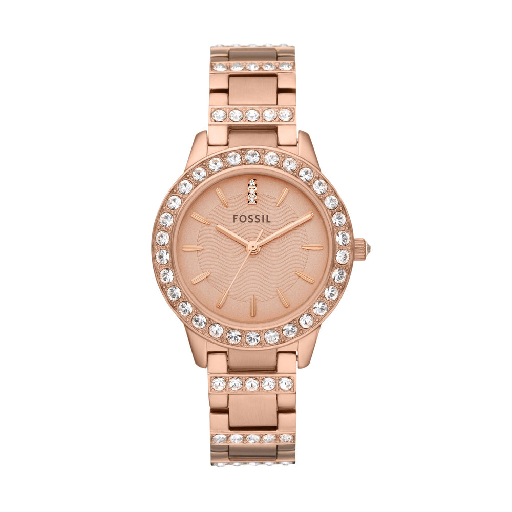 Jesse Three-Hand Day-Date Rose Gold-Tone