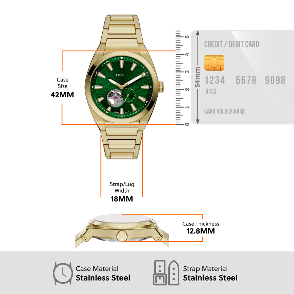 Men's Everett Automatic Gold-Tone