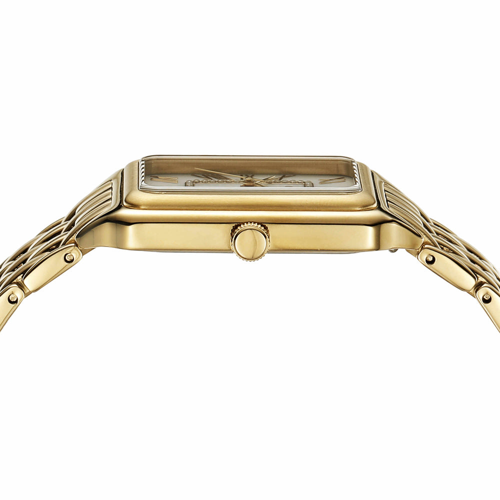Raquel Three-Hand Date Gold-Tone