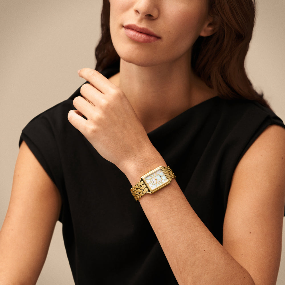 Raquel Three-Hand Date Gold-Tone