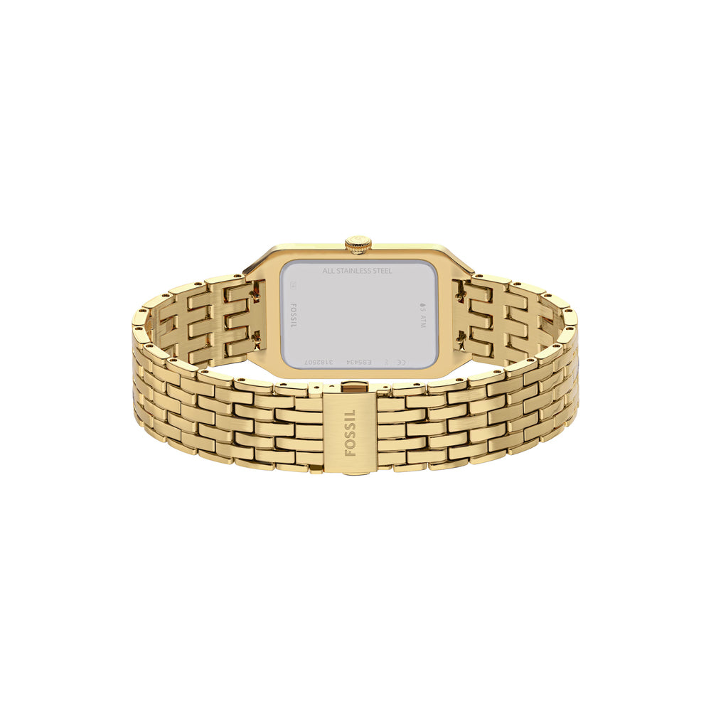 Raquel Three-Hand Date Gold-Tone
